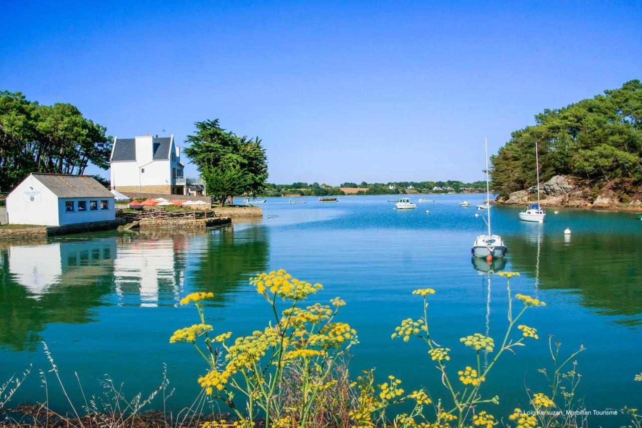 Belle Longere En Campagne A Larmor Baden Villa ภายนอก รูปภาพ