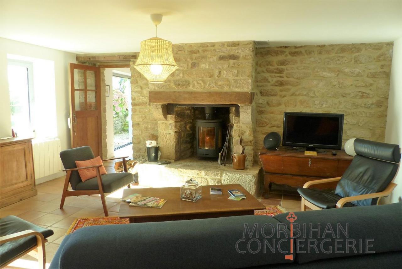 Belle Longere En Campagne A Larmor Baden Villa ภายนอก รูปภาพ