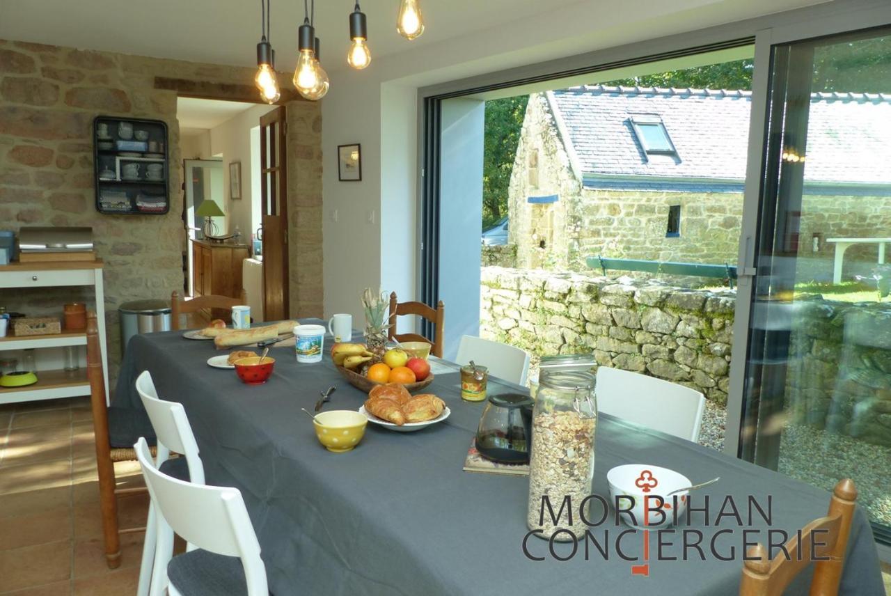 Belle Longere En Campagne A Larmor Baden Villa ภายนอก รูปภาพ