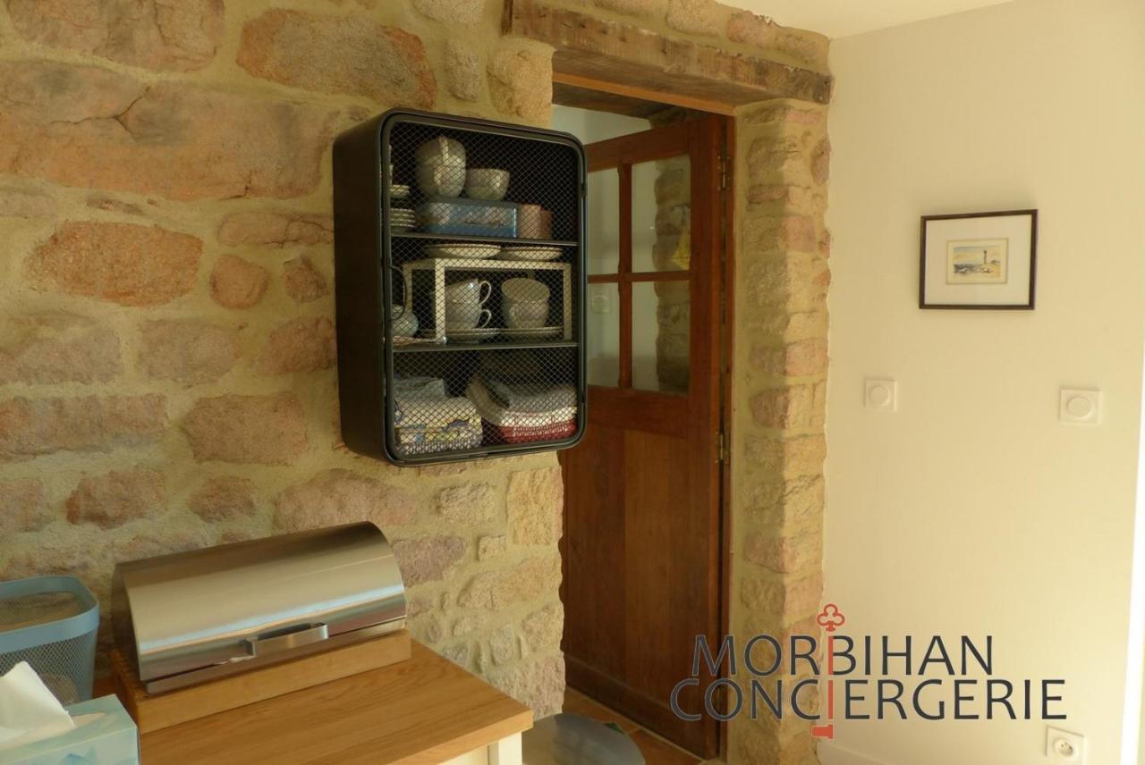 Belle Longere En Campagne A Larmor Baden Villa ภายนอก รูปภาพ