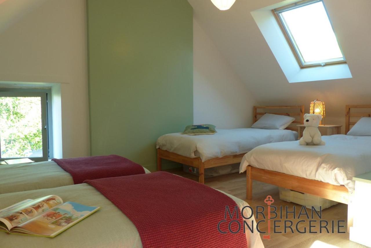 Belle Longere En Campagne A Larmor Baden Villa ภายนอก รูปภาพ