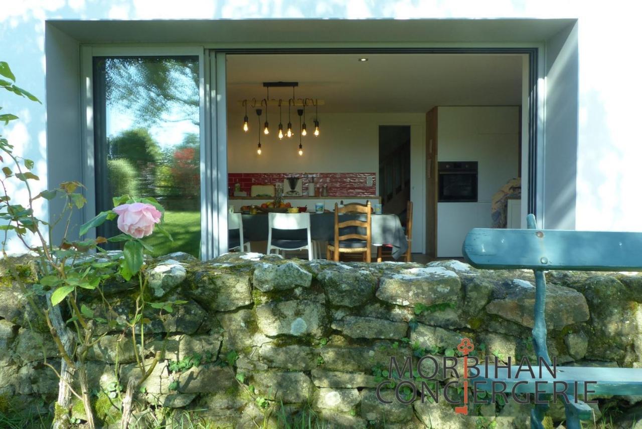 Belle Longere En Campagne A Larmor Baden Villa ภายนอก รูปภาพ