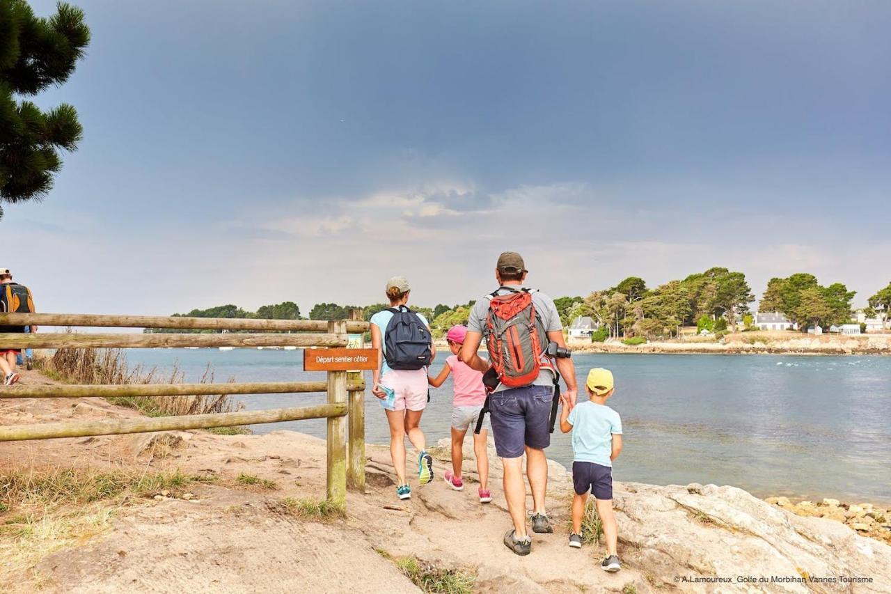 Belle Longere En Campagne A Larmor Baden Villa ภายนอก รูปภาพ